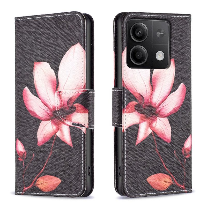 Folio Deksel Xiaomi Redmi Note 13 4g Lotus Beskyttelse Deksel