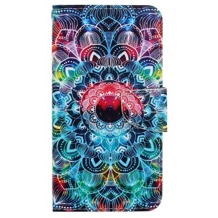 Lærdeksel Folio Deksel Xiaomi Redmi Note 13 4g Mandala Stroppmønster