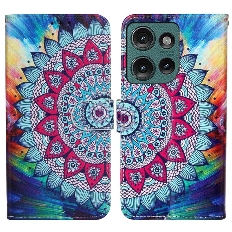 Folio Deksel Motorola Edge 50 Premium Mandala