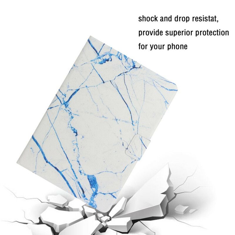 Lærdeksel Til Samsung Galaxy Tab S5e Marmordesign