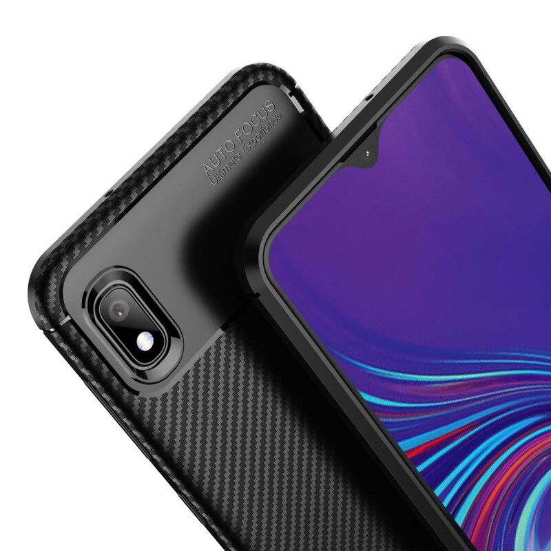 Deksel Til Samsung Galaxy A10 Karbonfibertekstur Fleksibel