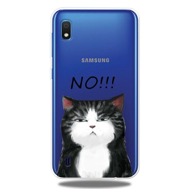 Deksel Til Samsung Galaxy A10 Katten Som Sier Nei