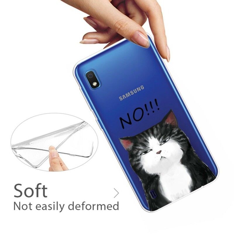 Deksel Til Samsung Galaxy A10 Katten Som Sier Nei