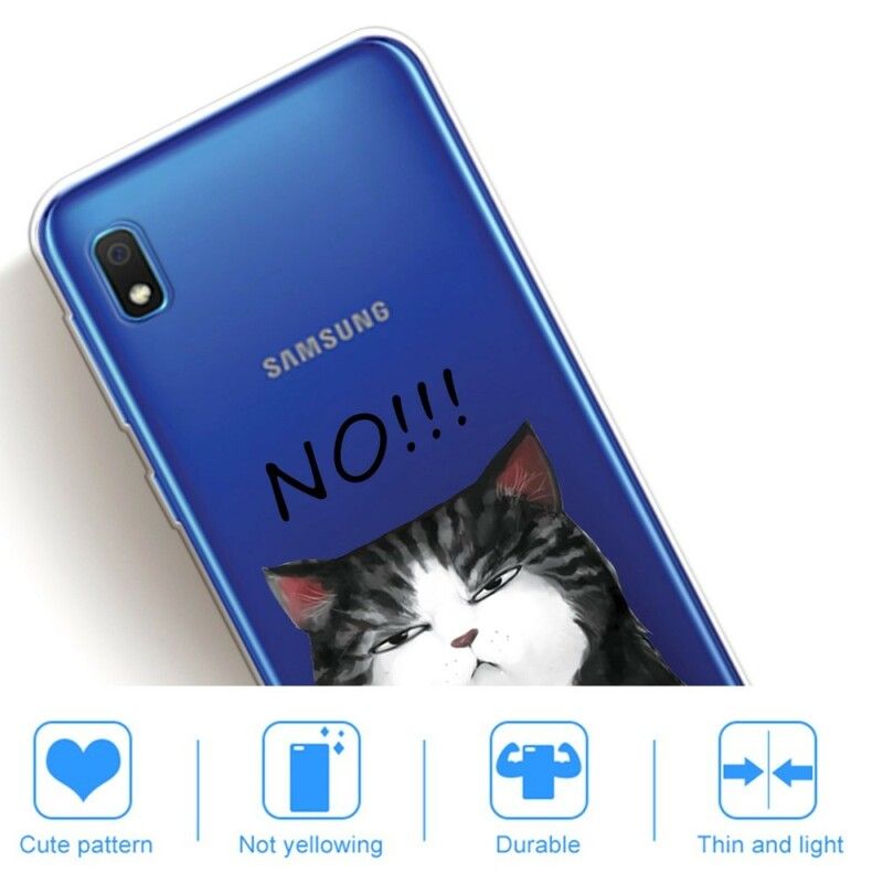 Deksel Til Samsung Galaxy A10 Katten Som Sier Nei