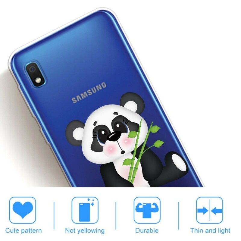 Mobildeksel Til Samsung Galaxy A10 Transparent Trist Panda