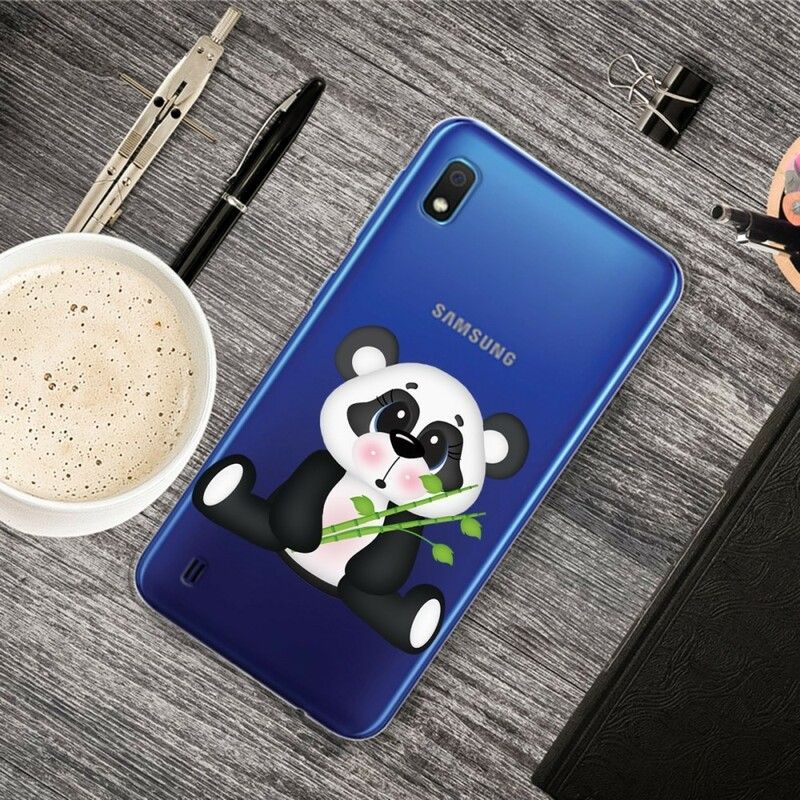 Mobildeksel Til Samsung Galaxy A10 Transparent Trist Panda