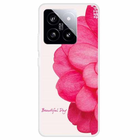 Deksel Xiaomi 14 Rosa Blomst