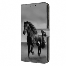 Folio Deksel Xiaomi 14 Svart Hest