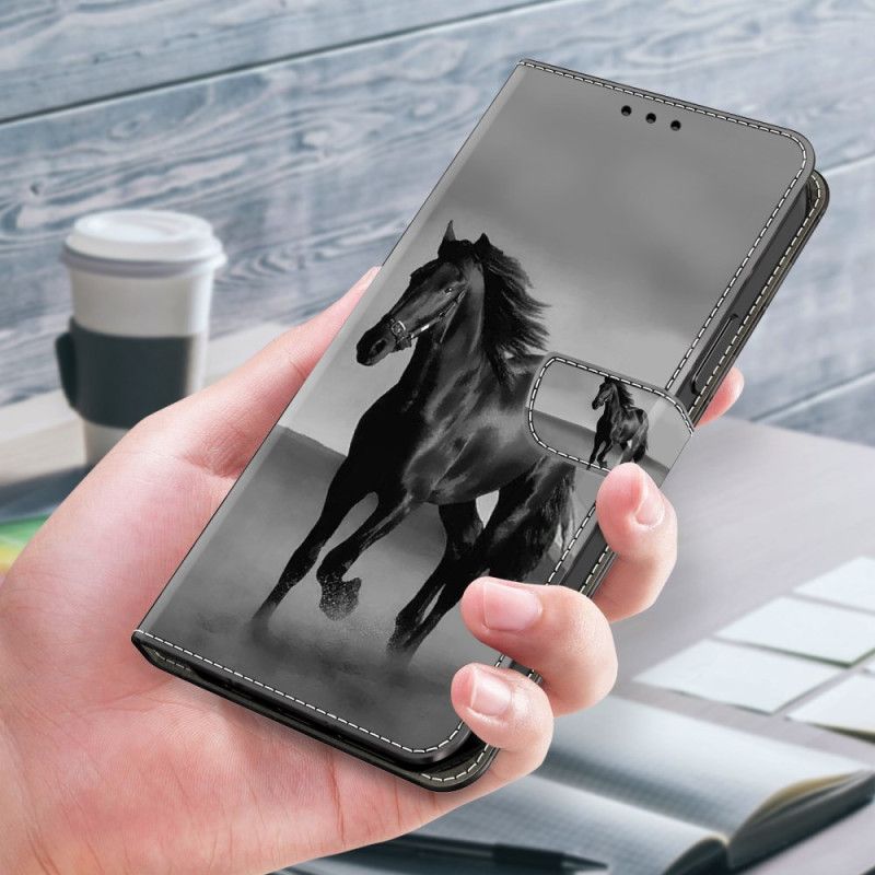 Folio Deksel Xiaomi 14 Svart Hest