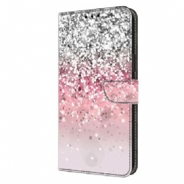 Lærdeksel Folio Deksel Xiaomi 14 Gradient Glitter