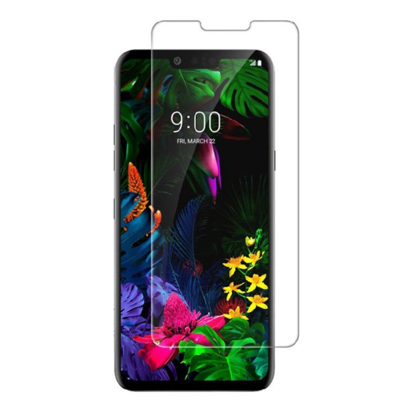 Arc Edge Herdet Glassbeskyttelse For Lg G8 Thinq-Skjerm