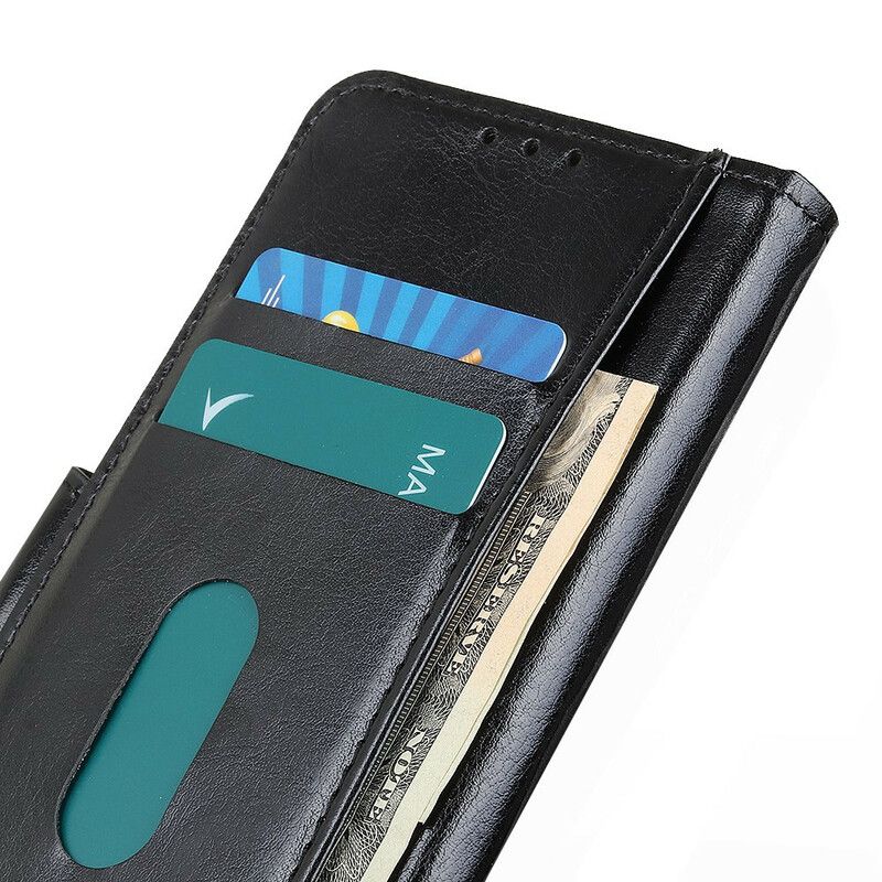 Folio Deksel Til Samsung Galaxy Note 10 Lite Klassisk Skinneffekt