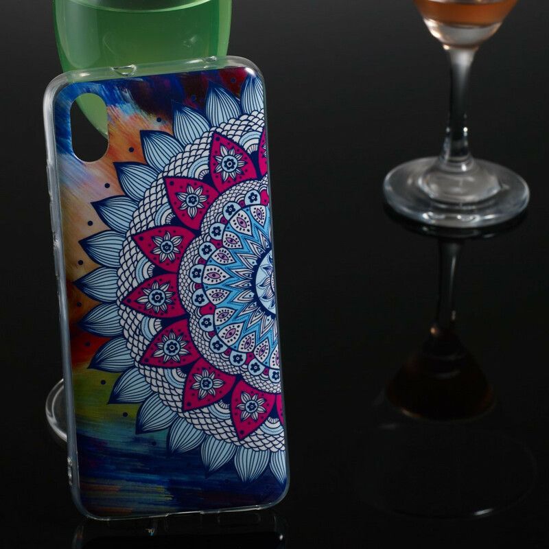 Deksel Til Xiaomi Redmi 7A Fluorescerende Fargerik Mandala