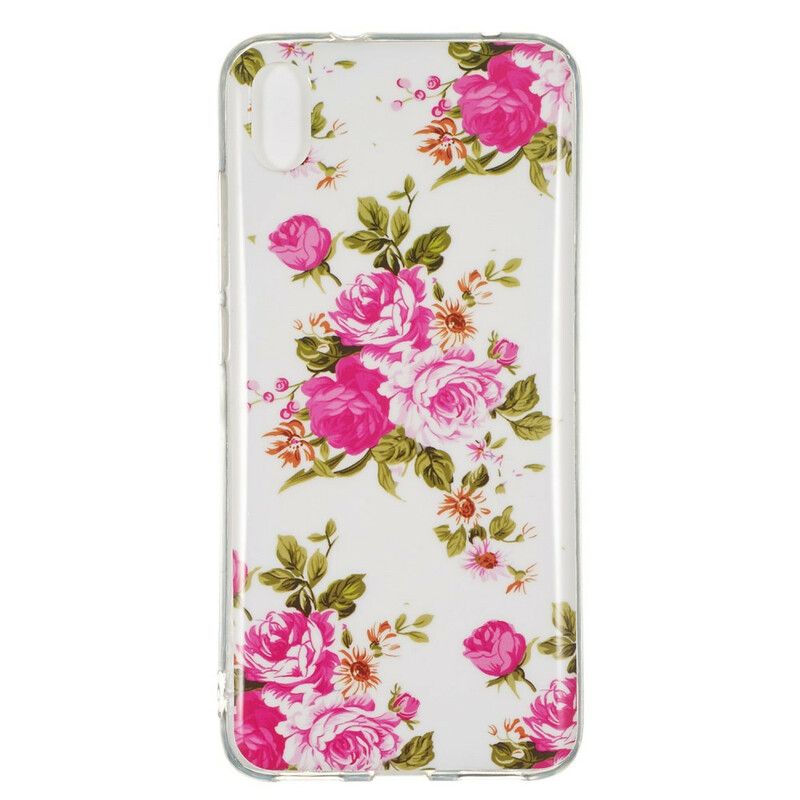 Deksel Til Xiaomi Redmi 7A Fluorescerende Liberty-blomster