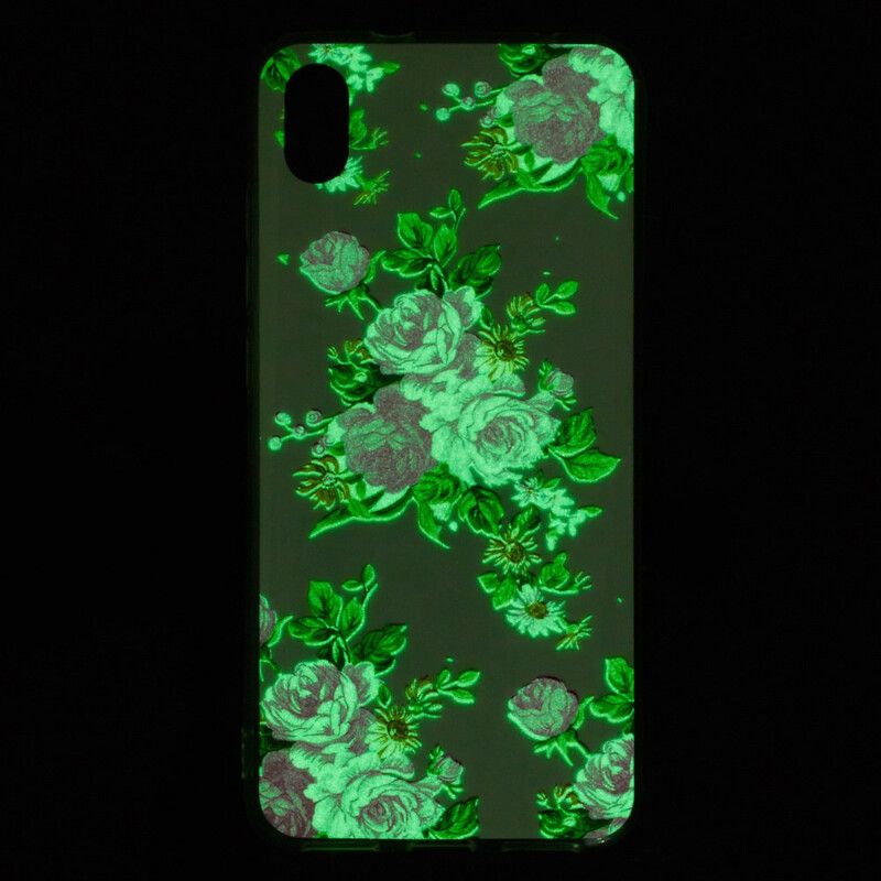 Deksel Til Xiaomi Redmi 7A Fluorescerende Liberty-blomster