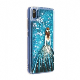 Deksel Til Xiaomi Redmi 7A Prinsesse Glitter