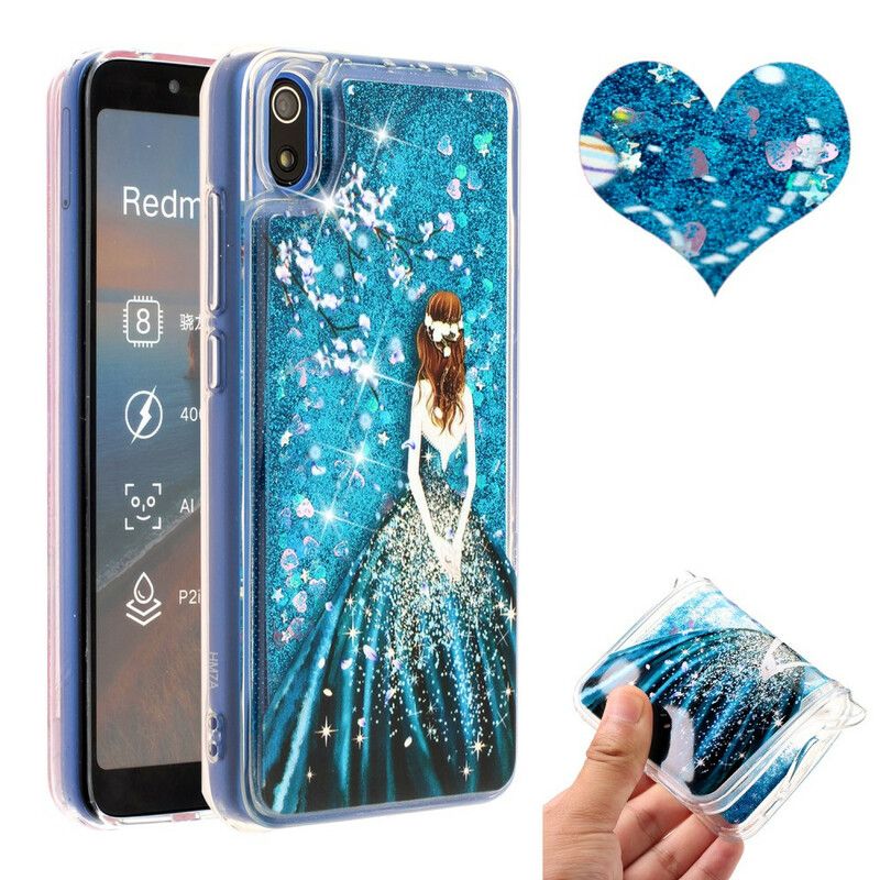 Deksel Til Xiaomi Redmi 7A Prinsesse Glitter