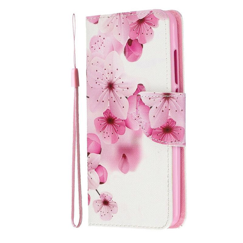 Folio Deksel Til Xiaomi Redmi 7A Med Kjede Floral Discovery Med Stropp