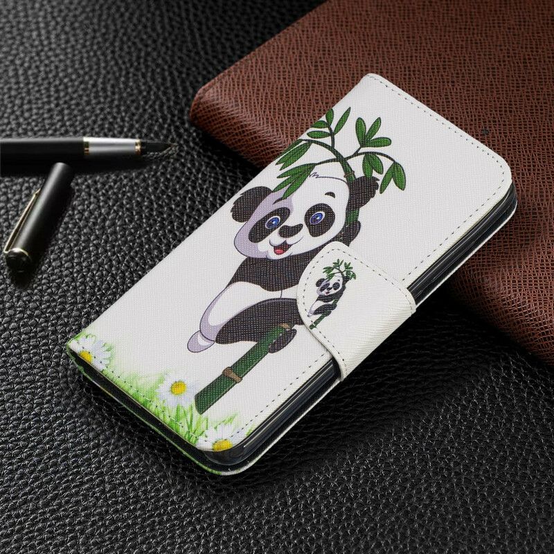 Lærdeksel Til Xiaomi Redmi 7A Panda På Bambus