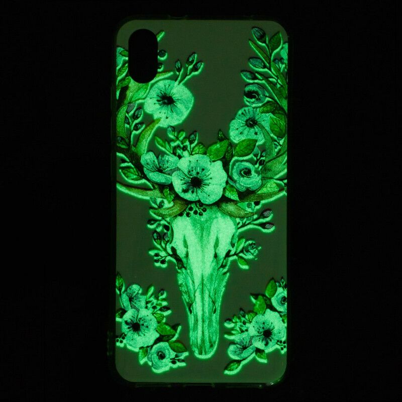 Mobildeksel Til Xiaomi Redmi 7A Fluorescerende Blomsterelg