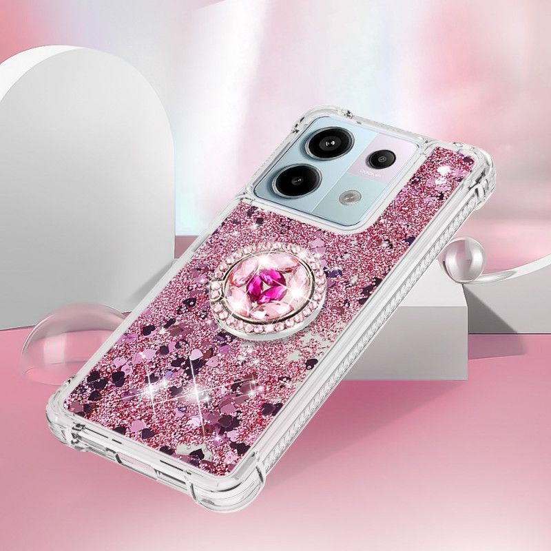 Deksel Xiaomi Redmi Note 13 Pro 5g Glitter Ring-holder