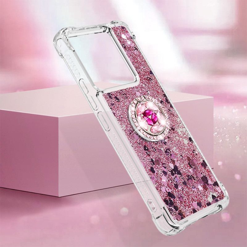 Deksel Xiaomi Redmi Note 13 Pro 5g Glitter Ring-holder