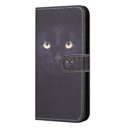 Folio Deksel Til Xiaomi Redmi Note 13 Pro 5g Strappy Cat Eyes