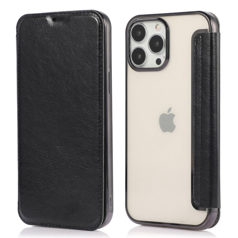 Beskyttelse Deksel Til iPhone 14 Pro Folio Deksel Faux Leather Card Holder