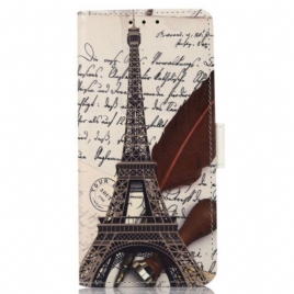 Folio Deksel Til Poco M4 5G Eiffeltårnet