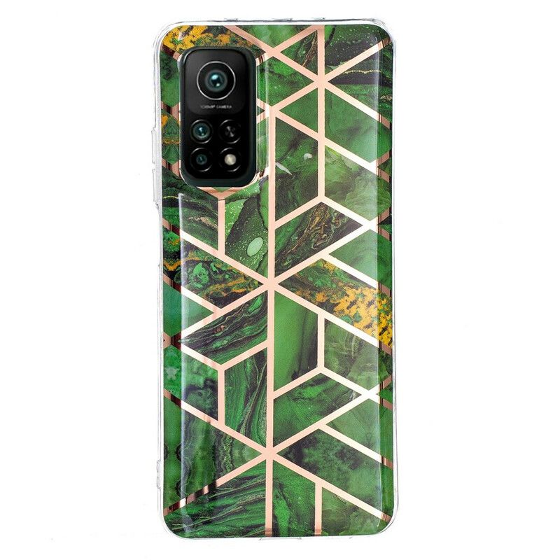 Deksel Til Xiaomi Mi 10T / 10T Pro Colorful Geometry Marble 2