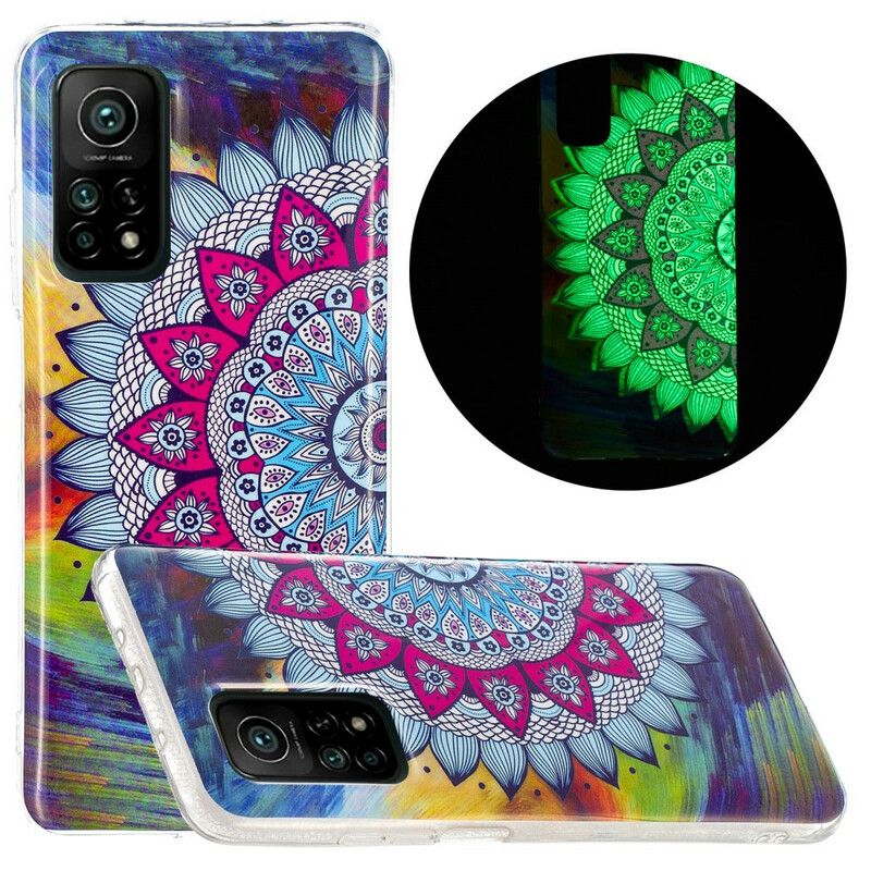 Deksel Til Xiaomi Mi 10T / 10T Pro Fluorescerende Fargerik Mandala