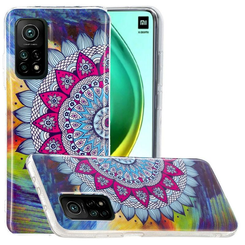 Deksel Til Xiaomi Mi 10T / 10T Pro Fluorescerende Fargerik Mandala