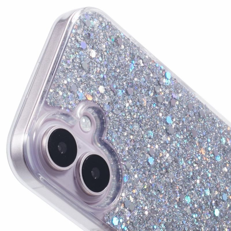 Deksel iPhone 16 Plus Glitter