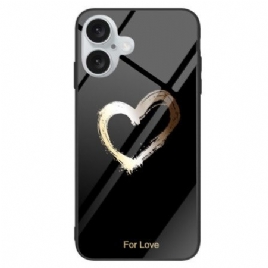 Deksel Til iPhone 16 Plus For Love Black