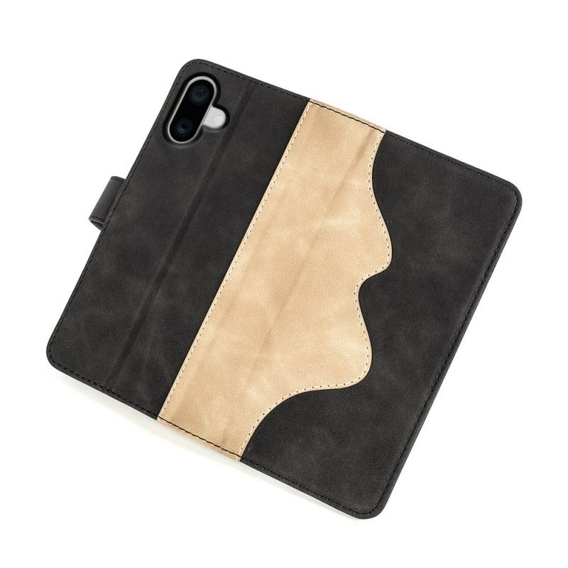 Folio Deksel iPhone 16 Plus Tofarget Design