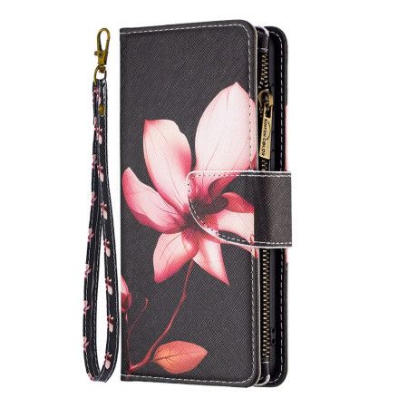 Folio Deksel Til iPhone 16 Plus Lotus Strap Wallet