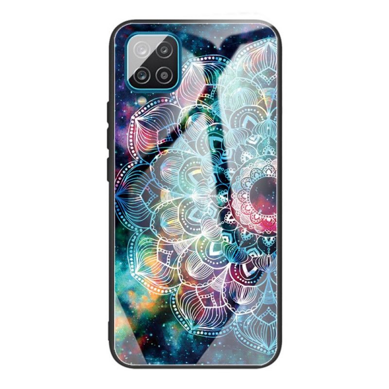 Deksel Til Samsung Galaxy M32 Mandala I Herdet Glass