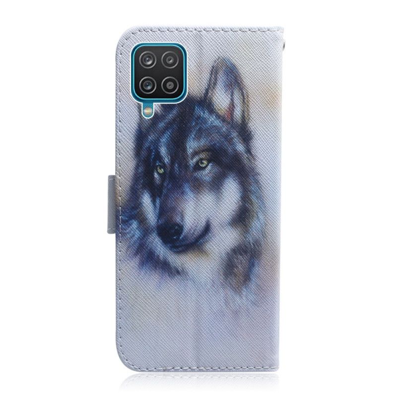 Lærdeksel Til Samsung Galaxy M32 Canine Gaze