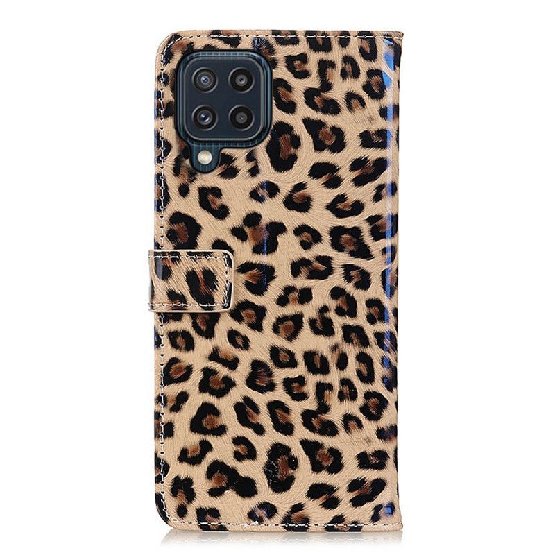 Lærdeksel Til Samsung Galaxy M32 Leopard