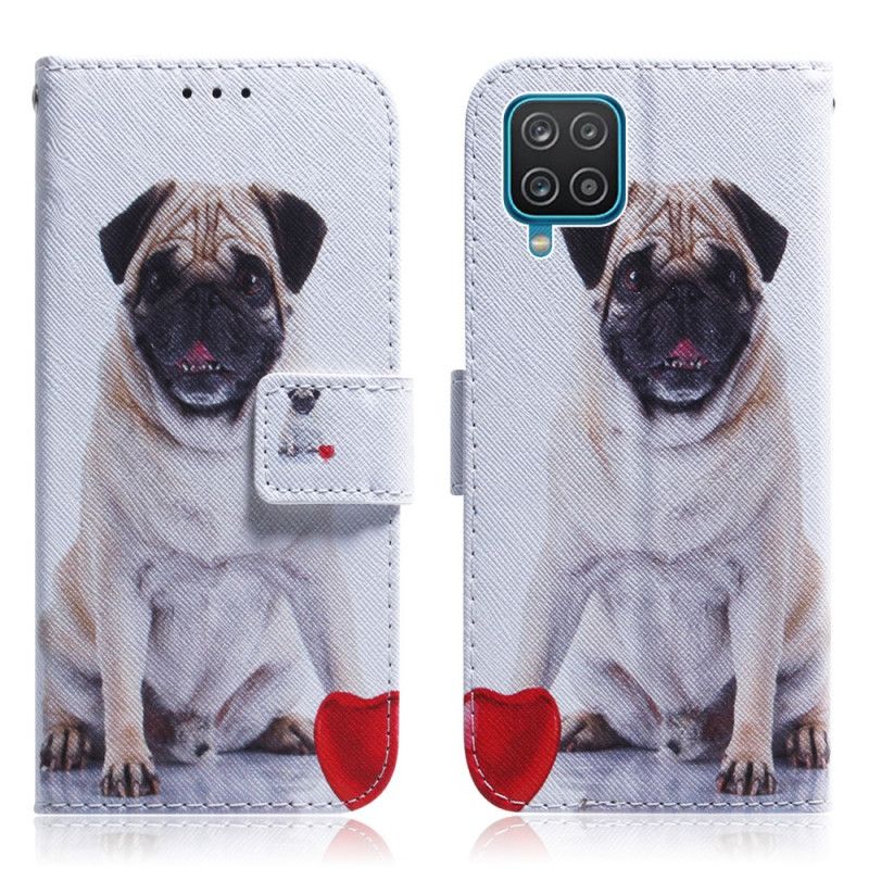 Lærdeksel Til Samsung Galaxy M32 Pug Dog