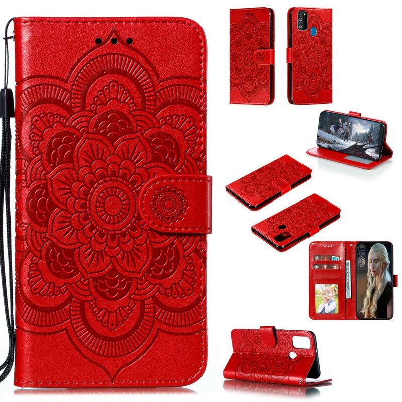 Folio Deksel Til Samsung Galaxy M21 Full Mandala