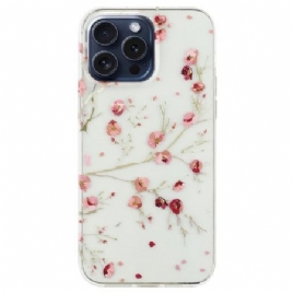 Deksel iPhone 16 Pro Mobildeksel Blomster