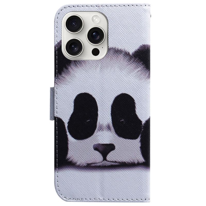 Folio Deksel Til iPhone 16 Pro Panda