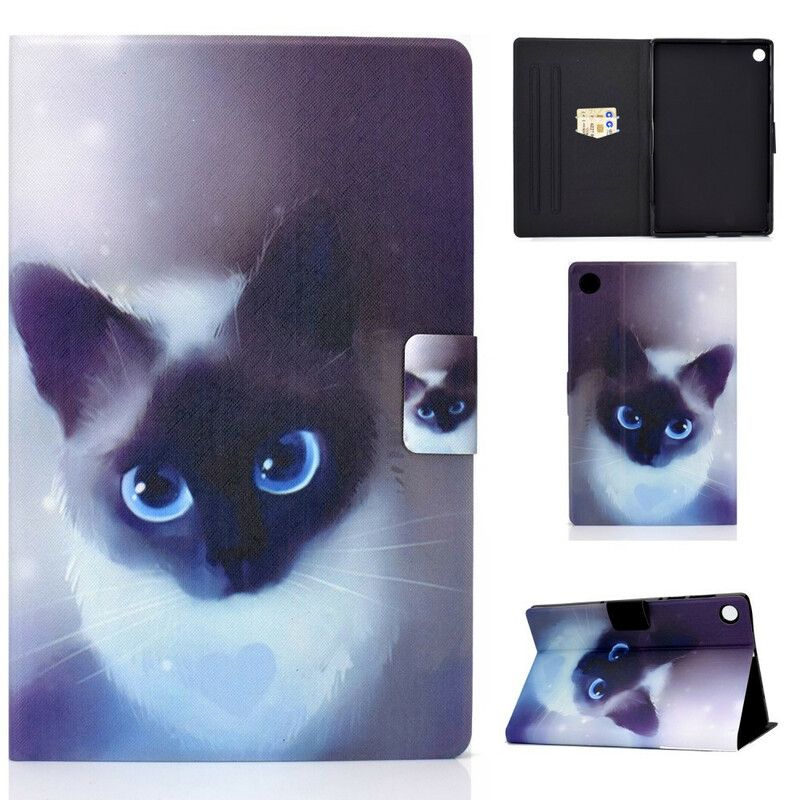 Folio Deksel Til Huawei MatePad T 8 Blue Eyed Cat