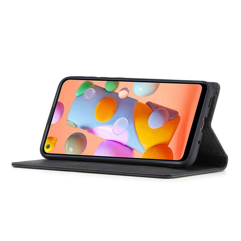 Beskyttelse Deksel Til Samsung Galaxy M11 Folio Deksel Lc.imeeke Skinneffekt