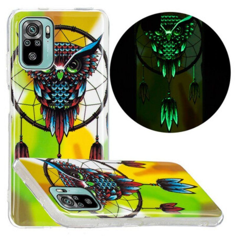 Deksel Til Poco M5s Fluorescerende Owl Dream Catcher