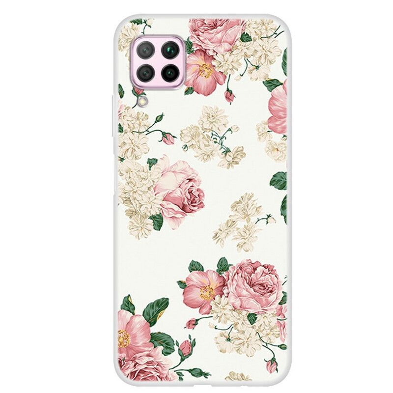 Deksel Til Huawei P40 Lite Frihetsblomster