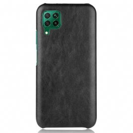 Deksel Til Huawei P40 Lite Performance Litchi Leather Effect