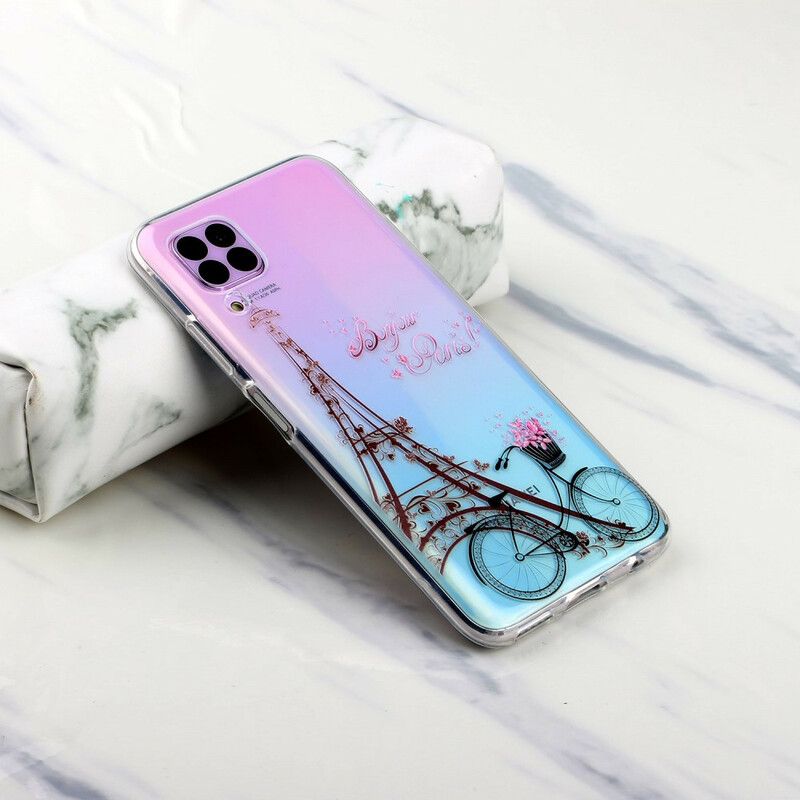 Deksel Til Huawei P40 Lite Transparent Bonjour Paris