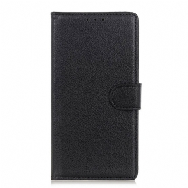 Folio Deksel Til Huawei P40 Lite Faux Leather Litchi